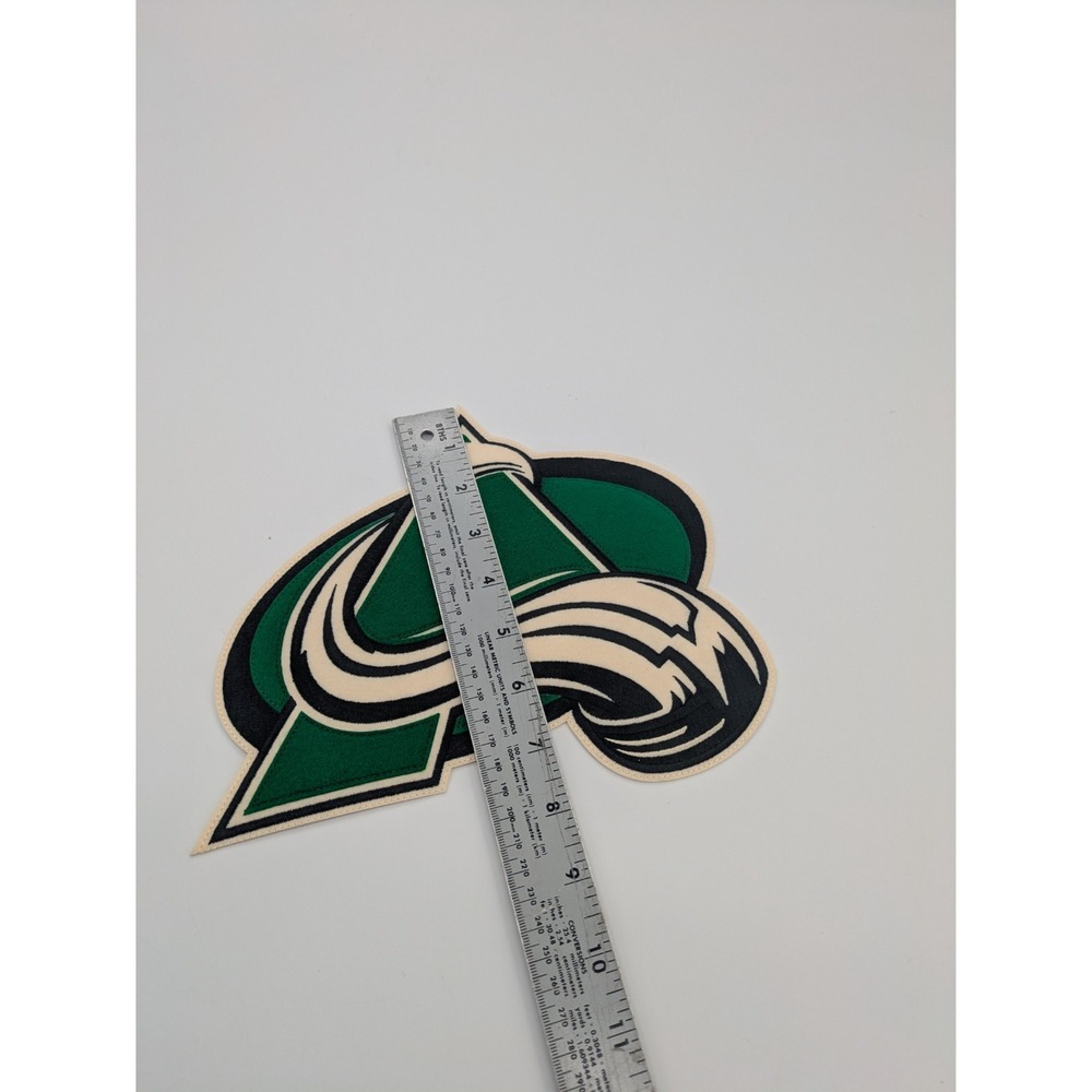 LARGE COLORADO AVALANCHE LOGO PATCH GREEN ST PATRICK'S DAY - Picture 3 of 5